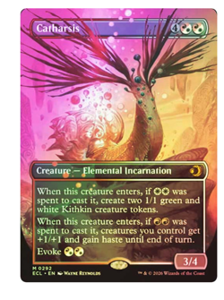 Catharsis - Foil - Borderless Lorwyn Eclipsed MTG - Image 1