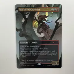 MTG Master Of Cruelties (1565) *Rainbow Foil* Secret Lair: Tragic Romance MT/NM - Image 1