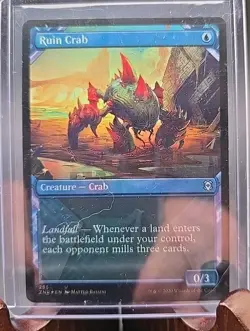 Ruin Crab (Showcase) Zendikar MTG Foil Heavily Played - Image 3