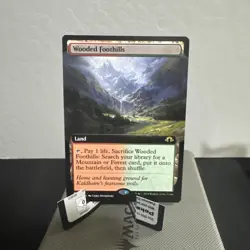 Wooded Foothills (Extended Art) Modern Horizons 3 Regular - Image 1
