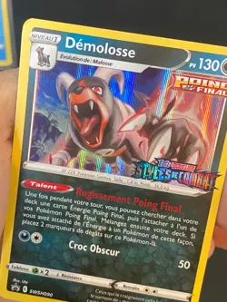 CARTE POKEMON DEMOLOSSE SWSH090 FR HOLO PRERELEASE PROMO STYLES DE COMBAT-EXC/NM - Image 2