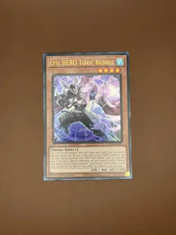 Yugioh Evil HERO Toxic Bubble SUDA-EN001 Ultra Rare 1st Ed NM - Image 2