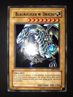 Yu-Gi-Oh! Blue-Eyes W. Dragon, BNZ-G001, Ultra Rare, German, Near Mint - Mint- - Image 2