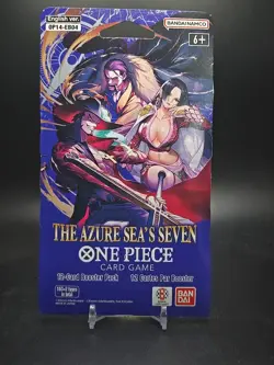 One Piece Op-14 Sleeved Booster Pack The Azure Sea’s Seven LOT OF 50 PACKS OP14 - Image 2