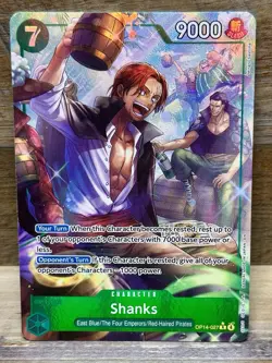 OP14-027 One Piece Shanks (Alternate Art) The Azure Sea's Seven Foil - Image 1