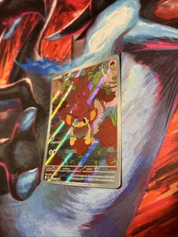 Pokemon TCG SV White Flare Pansear 099/086 Illustration Rare Card NM+ Condition - Image 4