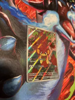Pokemon TCG SV White Flare Pansear 099/086 Illustration Rare Card NM+ Condition - Image 5