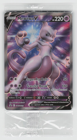Pokemon Card - Sealed Mewtwo V SWSH229 Black Star Promos *Sealed* Holo - Image 1