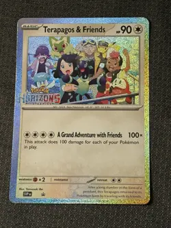 Terapagos & Friends Pokemon TCG Oversized Holo Promo Card Horizons Stamp English - Image 1