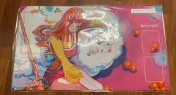One Piece Official Playmat Nami Zeus Card Game Fest 24-25 NO PROMO CARD - Image 1