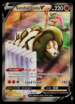 Pokemon Card - Sandaconda V Fusion Strike 252/264 Alternate Full Art - Image 1