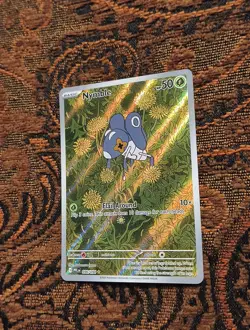 Pokemon TCG Nymble 096/094 2025 rare holo full art pokemon card - Image 3