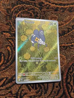 Pokemon TCG Nymble 096/094 2025 rare holo full art pokemon card - Image 4
