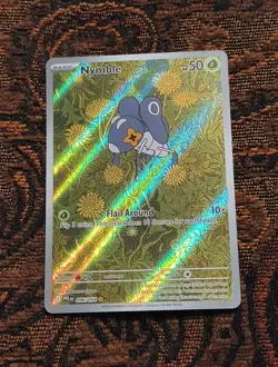 Pokemon TCG Nymble 096/094 2025 rare holo full art pokemon card - Image 5