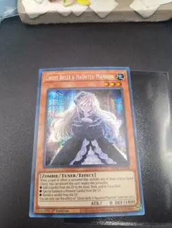 MP22-EN258 Ghost Belle & Haunted Mansion Secret Rare 1st Edition Yugioh Card - Image 2