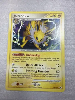 Pokemon Jolteon 26/111 Rising Rivals Non-Holo Card - Image 1