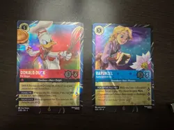 2026 Epcot Festival Of Arts Disney TCG LORCANA Repunzel Donald Duck Promo Card - Image 1