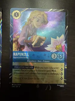 2026 Epcot Festival Of Arts Disney TCG LORCANA Repunzel Donald Duck Promo Card - Image 3