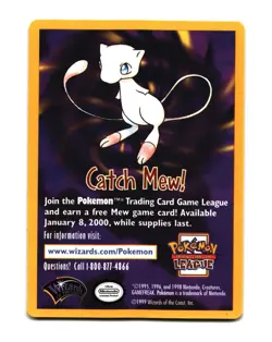 Pokemon the Movie - Catch Mew Promo Card - Image 1