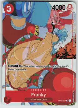 Franky (Gift Collection 2023) UC One Piece Promotion Cards OP01-021 NM - Image 1