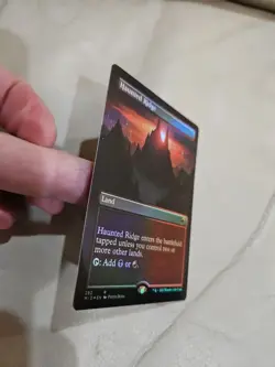 Haunted Ridge - Foil - Borderless - Innistrad: Midnight Hunt - Mint/Near Mint - Image 2