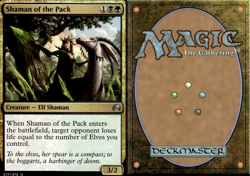 Magic the Gathering -MTG- Shaman of the Pack - Image 1