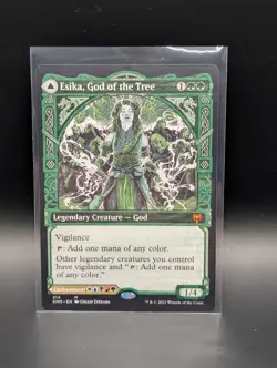 MTG - Esika, God of the Tree \ The Prismatic Bridge - SHOWCASE - KHM #314 - NM - Image 1