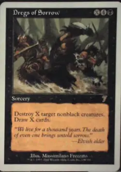 Dregs of Sorrow - 7th Edition: #129, Magic: The Gathering Nm R40 - Image 1