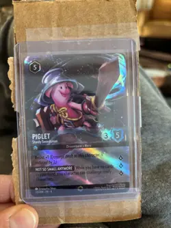 1x Piglet - Sturdy Swordsman - 221/204 - Enchanted - Holo Foil NM-Mint Disney Lo - Image 1
