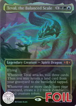 MTG Teval, the Balanced Scale (8) | NM Foil | Cmd: Tarkir: Dragonstorm {TDC} - Image 1