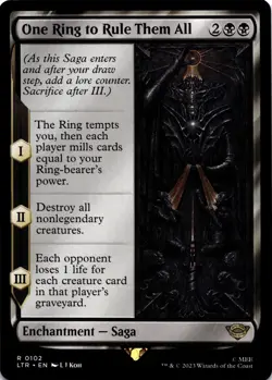 MTG One Ring to Rule Them All (102) | NM | Lord of the Rings {LTR} - Image 1