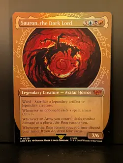 Lord of the Rings SAURON, THE DARK LORD (Lightly Played, Great Condition) - Image 1
