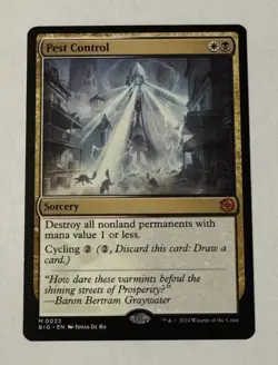 MTG Pest Control - Outlaws of Thunder Junction: The Big Score LP - Image 1