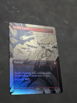Mtg. Sozin's Comet. #309. Foil Borderless. Avatar: The Last Airbender. Nm - Image 1