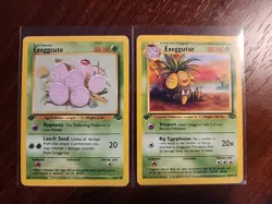 1999 Pokemon Jungle - Exeggcute & Exeggutor - #52 & #35 - 1st EDITIONS - Image 1