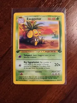 1999 Pokemon Jungle - Exeggcute & Exeggutor - #52 & #35 - 1st EDITIONS - Image 4