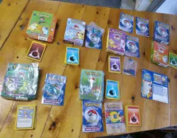 1999 Pokemon Theme Deck BOX 7 Lot Jungle Base Big Rare Lot Brushfire Semi Empty - Image 1