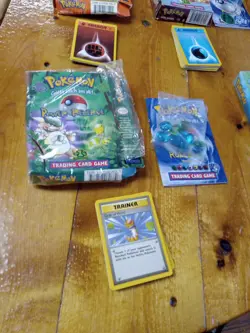 1999 Pokemon Theme Deck BOX 7 Lot Jungle Base Big Rare Lot Brushfire Semi Empty - Image 2