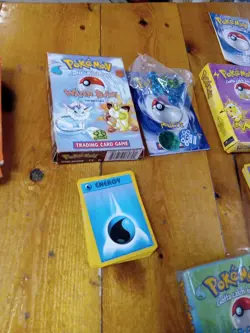 1999 Pokemon Theme Deck BOX 7 Lot Jungle Base Big Rare Lot Brushfire Semi Empty - Image 4