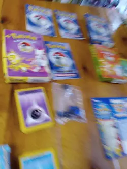 1999 Pokemon Theme Deck BOX 7 Lot Jungle Base Big Rare Lot Brushfire Semi Empty - Image 5