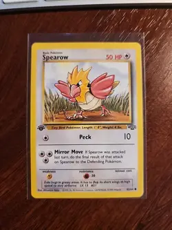 1999 Pokemon Jungle - Spearow & Fearow bundle - #62 & #36 - 1st EDITIONS - Image 2