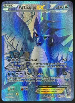 Pokemon TCG Articuno EX Team Plasma Full Art Plasma Storm 132/135 MP+ - Image 1