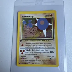 Hitmontop Holo Rare 1st Edition Neo Discovery 3/75 WOTC Vintage Pokemon Mint - Image 1