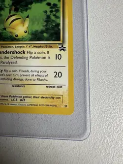#27 Pikachu WOTC Black Star Promo Vintage Pokemon - Image 4
