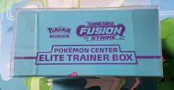 Pokemon TCG Fusion Strike ETB Pokemon Center Exclusive Factory Sealed New - Image 3
