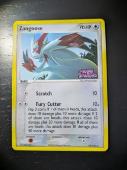 Zangoose Reverse Holo 34/110 ex Holon Phantoms Pokemon NM - Image 3