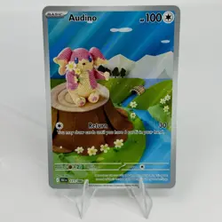 2025 Pokemon SV Black Bolt Audino Illustration Rare #151/086 NM - Image 1