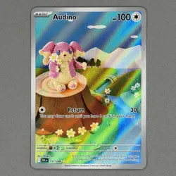 2025 Pokemon SV Black Bolt Audino Illustration Rare #151/086 NM - Image 2