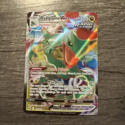 Pokemon TCG Rayquaza VMAX Holo Ultra Rare Card Crown Zenith 101/159 NM Condition - Image 1