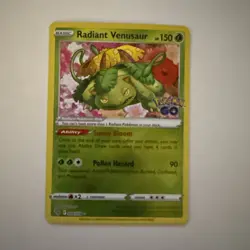 Radiant Venusaur 004/078 Pokemon GO Holo - Image 1